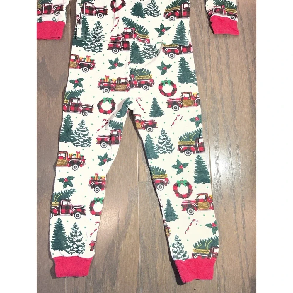 PJ Place 2T Christmas Pajama Set‎ Christmas Tree Truck Candy Cane Wreath